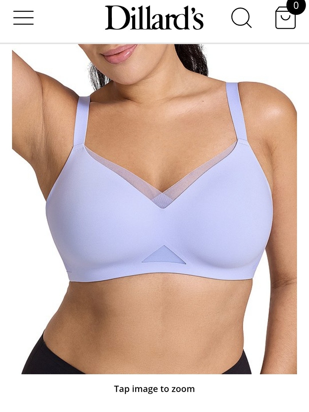 Honeylove Wireless Bra in Light Lavender